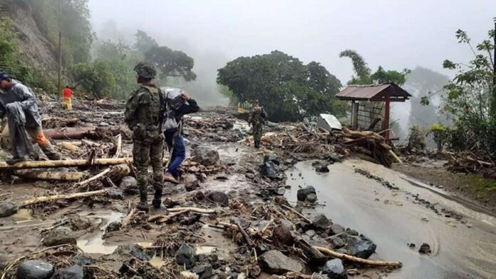 Al menos 3 muertos y 12 desaparecidos por avalanchas en el noroeste de Colombia