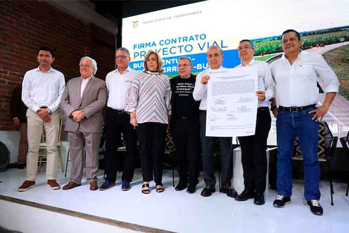 Sacyr firma el contrato de concesión de la autopista Buga-Buenaventura